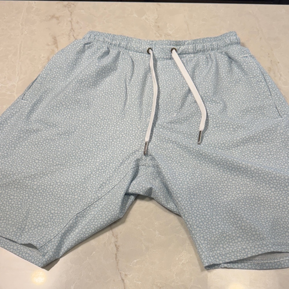 Albion Light Blue Swim Trunks Worn once for pictures!